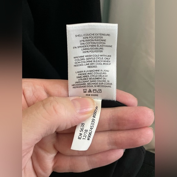 Express Elegant Black Women's Blazer Size 4 - Picture 6 of 7